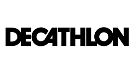 decathlon logo černé