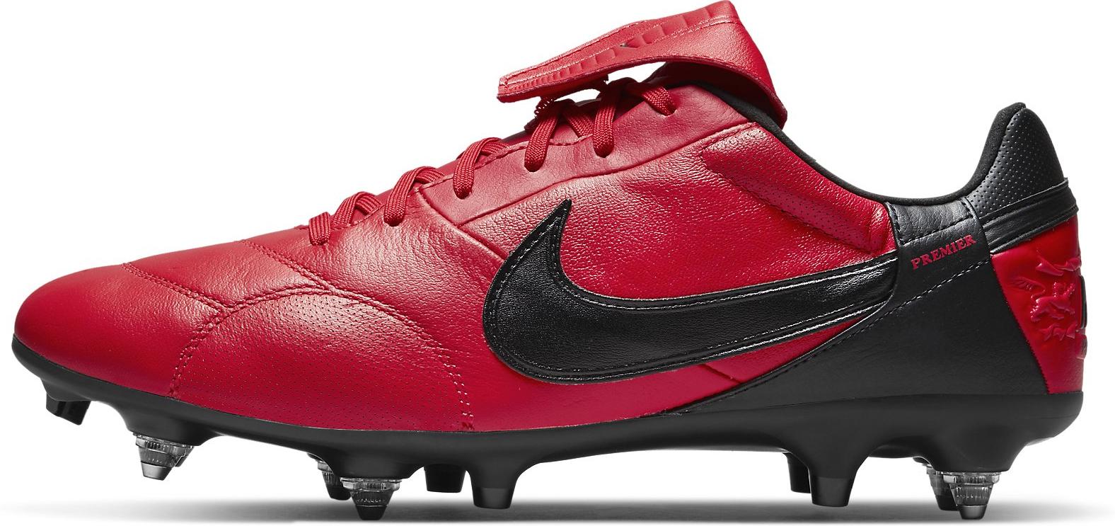 Kopačky Nike The  Premier 3 SG-PRO Anti-Clog Traction červená