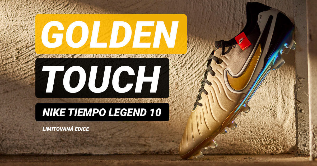 golden touch limitovaná edice Nike